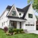 White Siding with Black Trim: Exterior Design Trends